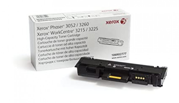 XEROX Black, High Capacity Dual Pack Toner Cartridge, Phaser 3260 WorkCentre 3215/3225 (3,000 Pages) | 106R02782